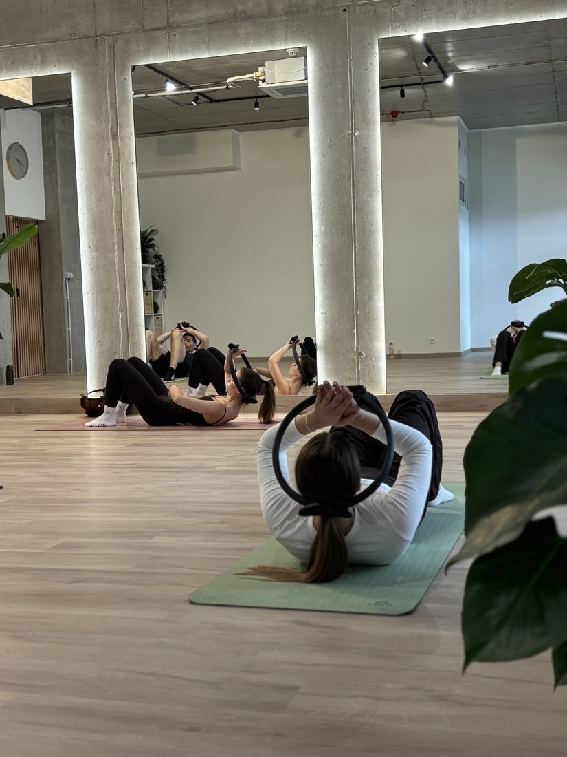 Lekce pilates ve studiu MOLO